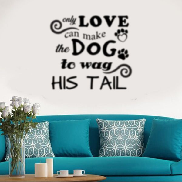 Dog quote Design Wall Art/Window Sticker/Decal wall sticker pets