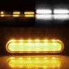 2SET Mini Motorcycle Chrome LED Turn Signals Blinker Lights Amber For Motorcycle