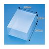 HEIKO 006829000 PVC Crystal Box C-19 Solid Color 5pcs