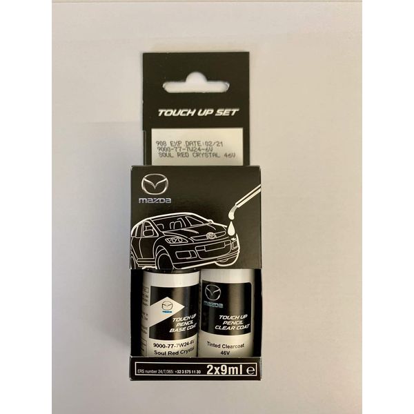 Mazda Original Paint Pen - Choice of Colour, 9 ml, 46V - magmar red metallic