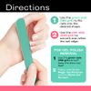 Mylee Double-Sided Nail Files (Pack of 3) – Professional Manicure Prep Tool to Shape and Repair, 180/240 Grit to File and Contour, Suitable for Acrylic, Natural Nails and Gel Polish Removal