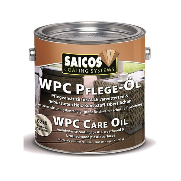 Saicos WPC Pflege-Öl farblos 2,5 Liter Gebinde