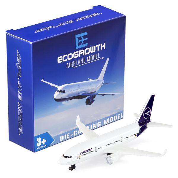 EcoGrowth Model Airplane Lufthansa Plane Model Plane Airplane for Collection & Gifts