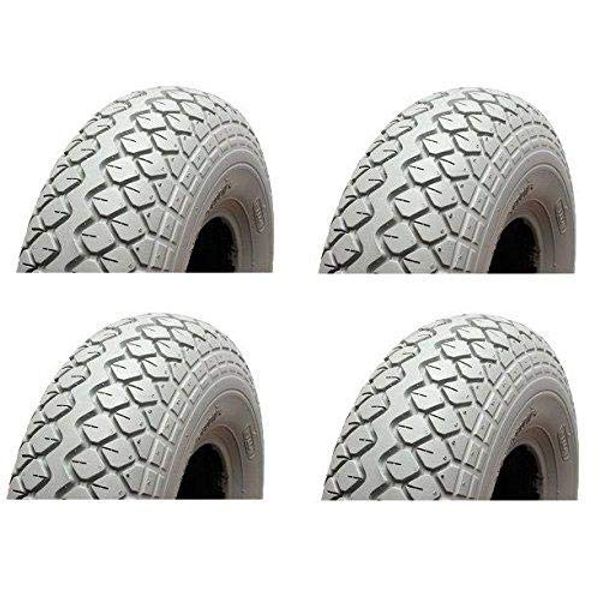 Puncture Proof Mobility Scooter Tyres 400-5 330 x 100 - Full Set (4) - Mobility Scooter Solid Tyres