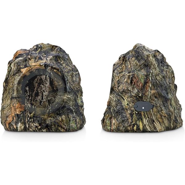 iHome IHRK-400MOBC-PR Outdoor Bluetooth Waterproof Speaker Pair, Moss Oak