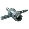 4-Way Tire Valve Core Remover Tool & Stem Installation With 4 Valve Cores Kit
