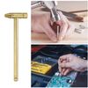 sourcing map Mini Multifunction Copper Hammer 160x52mm Small Brass Nail Pulling Hammers