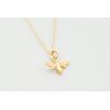 Gold bee necklace queen bumble bee pendant