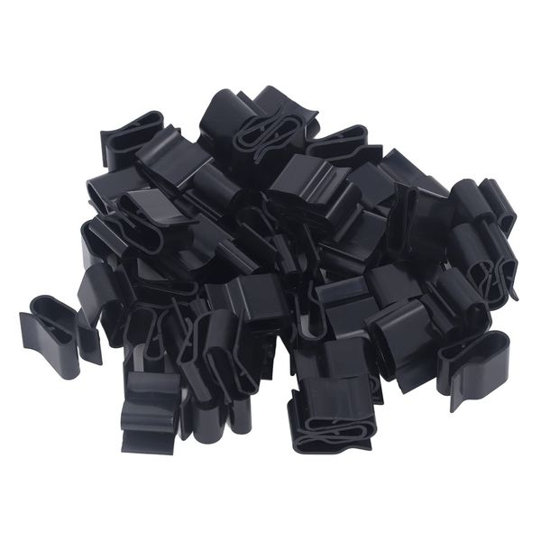 100 Pieces Easy Installation Multifunction PV Panel Cable Clips Anti-aging Insulated Solar Cable Clips