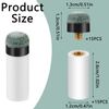 15 Set Pool Cue Tips, Replacement Kit with White Pool Tips, 13mm Cue Tip,Stick Ferrules Billiard Cue Tips Screw on Pool Stick Tips Replacement Kit