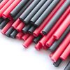 Devilishly Red Plastic Lollipop Sticks 150mm x 4.5mm (Red & Black)