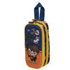 Harry Potter Crest-3D Double Pencil Case, Orange, 22 x 9.5 cm