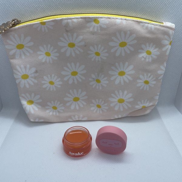 AWAKE BY TARTE PEACH LIP THERAPY (LIP MASK) WITH TRAVEL BAG•0.07 OZ.