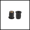 Hihaha 10pcs M5 Motorcycle Fairing Windscreen Screw Bolt Titanium Tone Durable Material