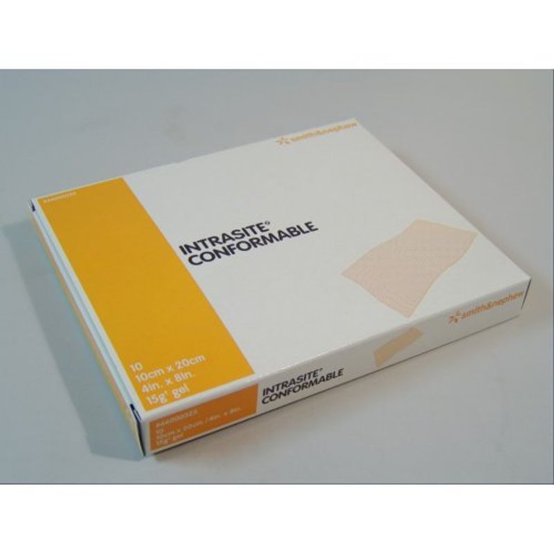 Intrasite Conformable 10x20 cm 10 Apósitos - Curación de Heridas ...