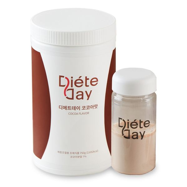 Diet Day Diet Protein Meal Replacement Shake 1 pc + Bottle Set, Diet Day Cocoa Flavor 1 pc + 1 Bottle, 1 pc