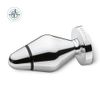 Mystim Little John Medical Aluminium E-Stim Butt Plug - Small