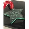 Personalised Memorial Christmas Tree Star Decoration - Any Name Engraved