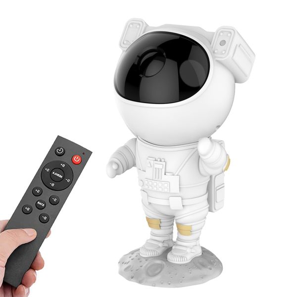 Kids Astronaut Star Projector Galaxy Light with Timer and Remote Control, 360° Adjustable Starry Night Light Projector for Baby/Adults/Bedroom/Party/Home Decor/Game Room