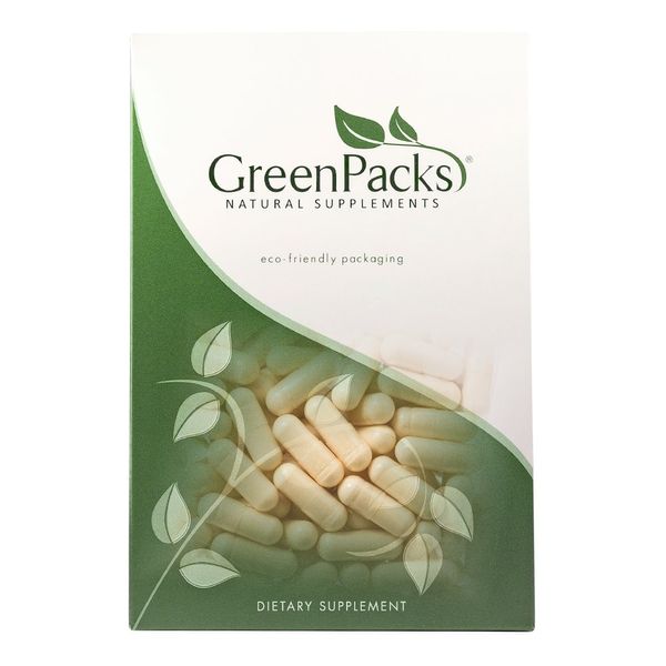 GreenPacks® Ginger Root Extract (High-Potency) Supplement - 90 Capsules