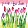 Alex Clark Art Tulips Birthday Card