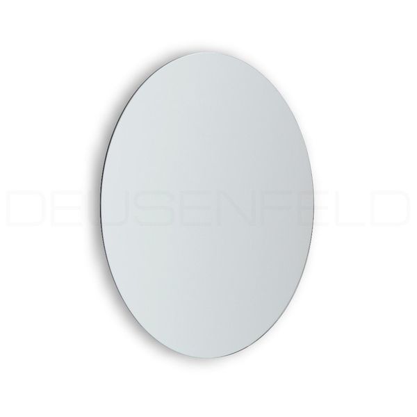 DEUSENFELD KK5-15 - Klebespiegel Kosmetikspiegel selbstklebend, Schminkspiegel, Rasierspiegel zum Kleben, 5-Fach Vergrößerung, Ø 15cm, rund, Rahmenlos, Glas, mit 3M Klebepad