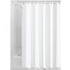 InterDesign Waterproof Polyester Stall Shower Curtain/Liner,White