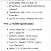 PROFLO PF2890 Nickel Modern 24" Towel Bar