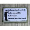 SOLDIER'S CREED SWAT MILITARY ARMY TACTICAL HOOK MORALE PATCH