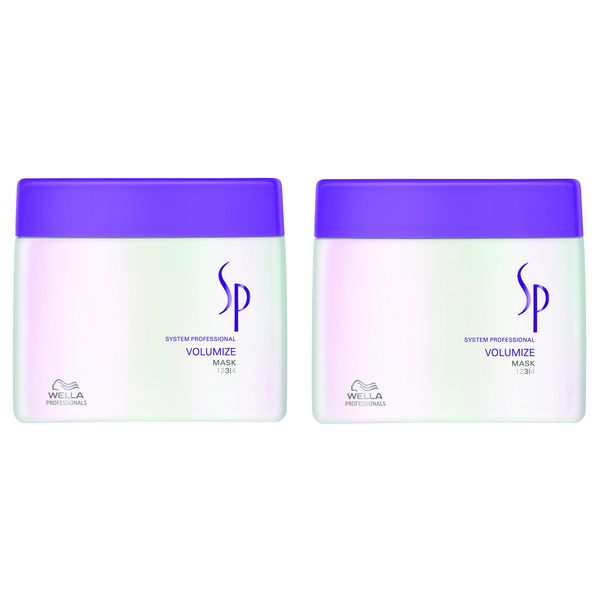 Wella SP System Professional Care Volumize Mask 400 ml, Pack of 2