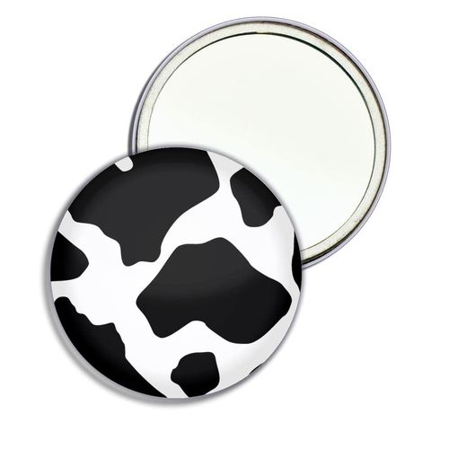 Cow Pattern - 77mm Round Compact Mirror
