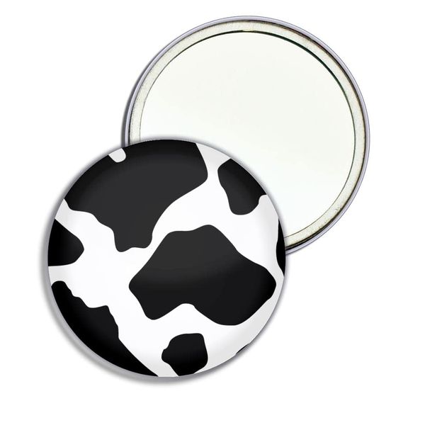 Cow Pattern - 77mm Round Compact Mirror