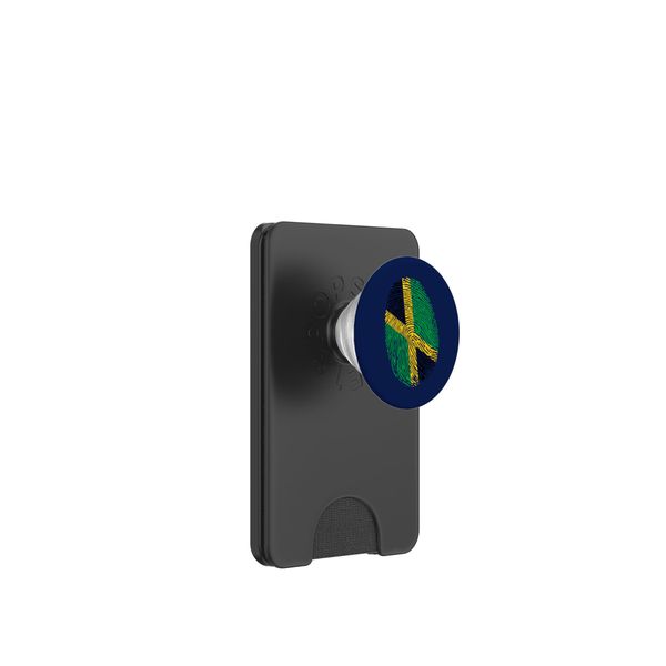 Jamaica Fingerprint PopSockets PopWallet for MagSafe