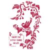 Stencil A4 Little Bird on Branch (KSG443)