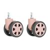 Kobeleen Durable Replacement Luggage Wheels, 2 Inch Polyurethane, Quiet Operation, Multi-Surface Versatility, 2 Pack Swivel Casters
