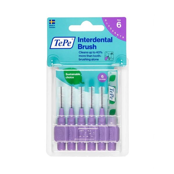 TePe 1.1 mm Interdent Brush Set Purple