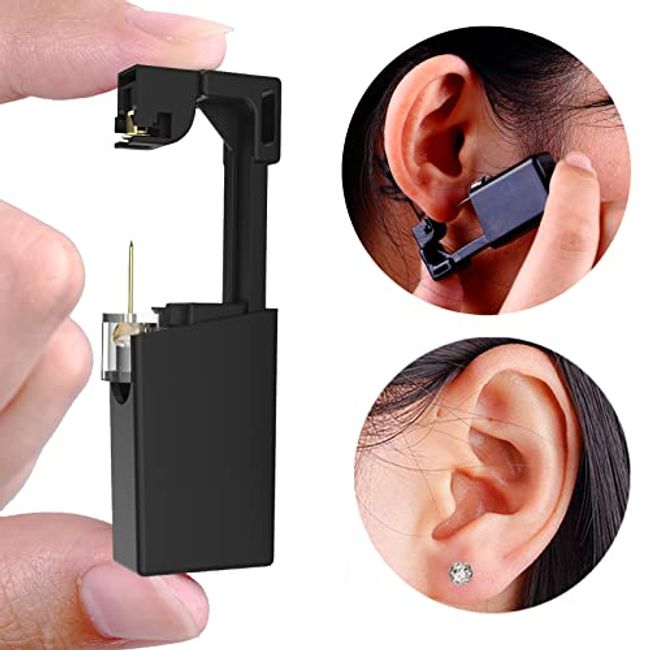 2Pcs Disposable Ear Piercing Gun Tool Earring Gun Kit Ear Stud Gun