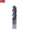 2Pcs 4 Flute 90 Degree 3/16" x 5/8 "x 2" Solid Carbide Drill Mill - AlTiN Coated