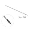 Jagowa 10 Pcs Piercing Needles Disposable Cleaned Ear Nose Body Piercing Needles Tattoo Accessory (1.2mm 16G)