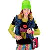 Widmann 68592 80s Handbag Cassette Accessory Theme Party Carnival, Multicoloured, Standard Size