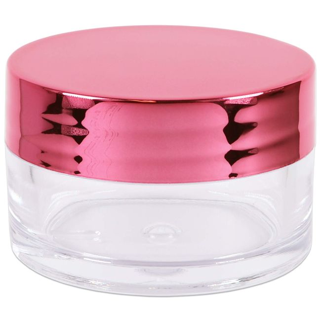 20G/20ML Plastic Clear Cosmetic Sample Jars (Round Top