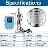500W DC 48V 3" Solar Pump Submersible Pump Bore Deep Well Pump + MPPT Controller