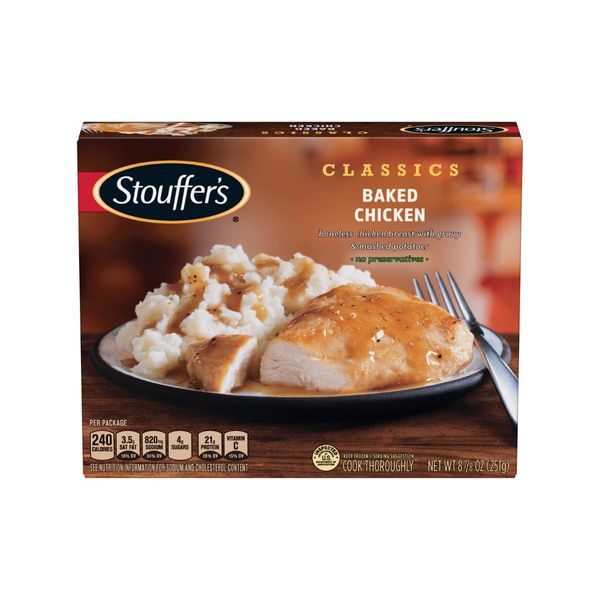 Nestle Stouffers Baked Chicken Breast, 8.87 Ounce -- 12 per case.