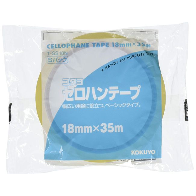 Kokuyo cellophane tape large winding S pack