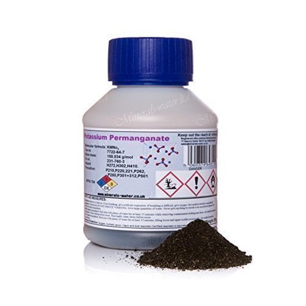 250g Potassium Permanganate high Grade CrystalsMake Sure to Checkout with Minerals-Water to get What's on The Picture