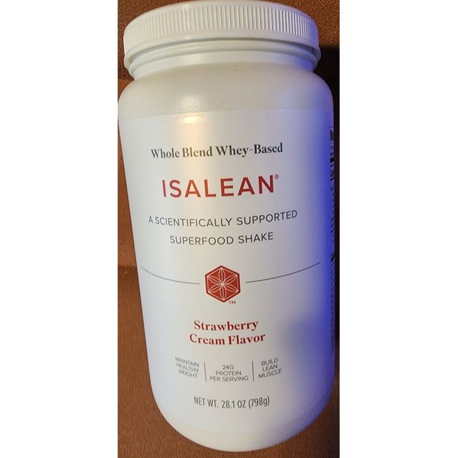 Isagenix Whey-Based IsaLean Strawberry Cream Protein Shake- Whole-Blend exp  2/24