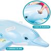Intex Childrens Inflatable Ride On Lil Dolphin Swimming Pool Fun Accessory