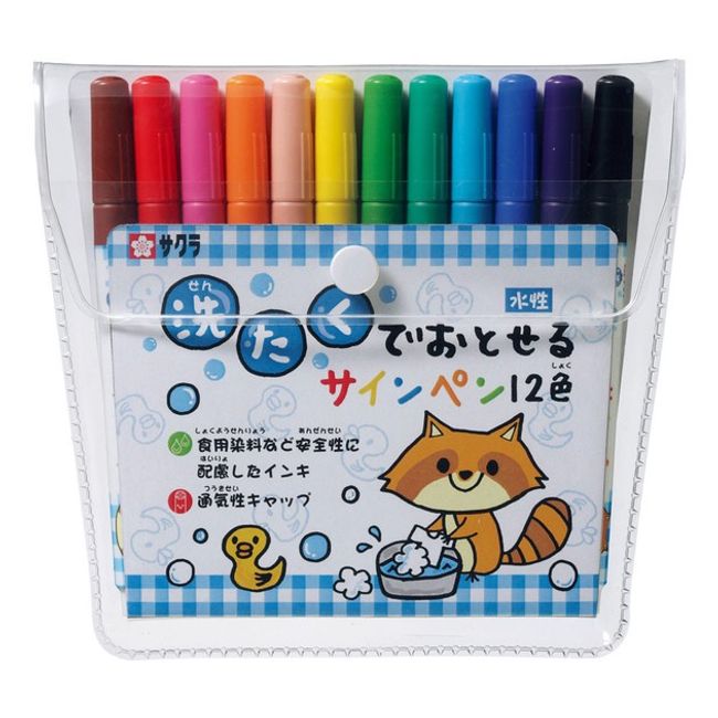 SAKURA CRAYPAS Felt-tip pen 12 color set 