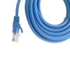 Cablix Cat 5E UTP Patch Cord with Boot, 16ft, Blue, 5-Pack – Reliable Ethernet Cable for Fast Networking & Internet Connections