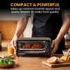 ETO236 Personal Compact 2 Slice Countertop Toaster Oven with 15 Minute Timer ...